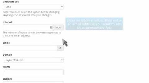 Hosting Tutorials - How to create an auto-responder?