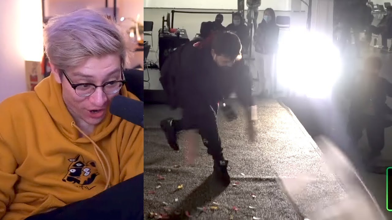 Leff Reacts to Hbox throwing Chair at Crowd YouTube