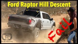 Ford Raptor Hill Descent Control FAIL