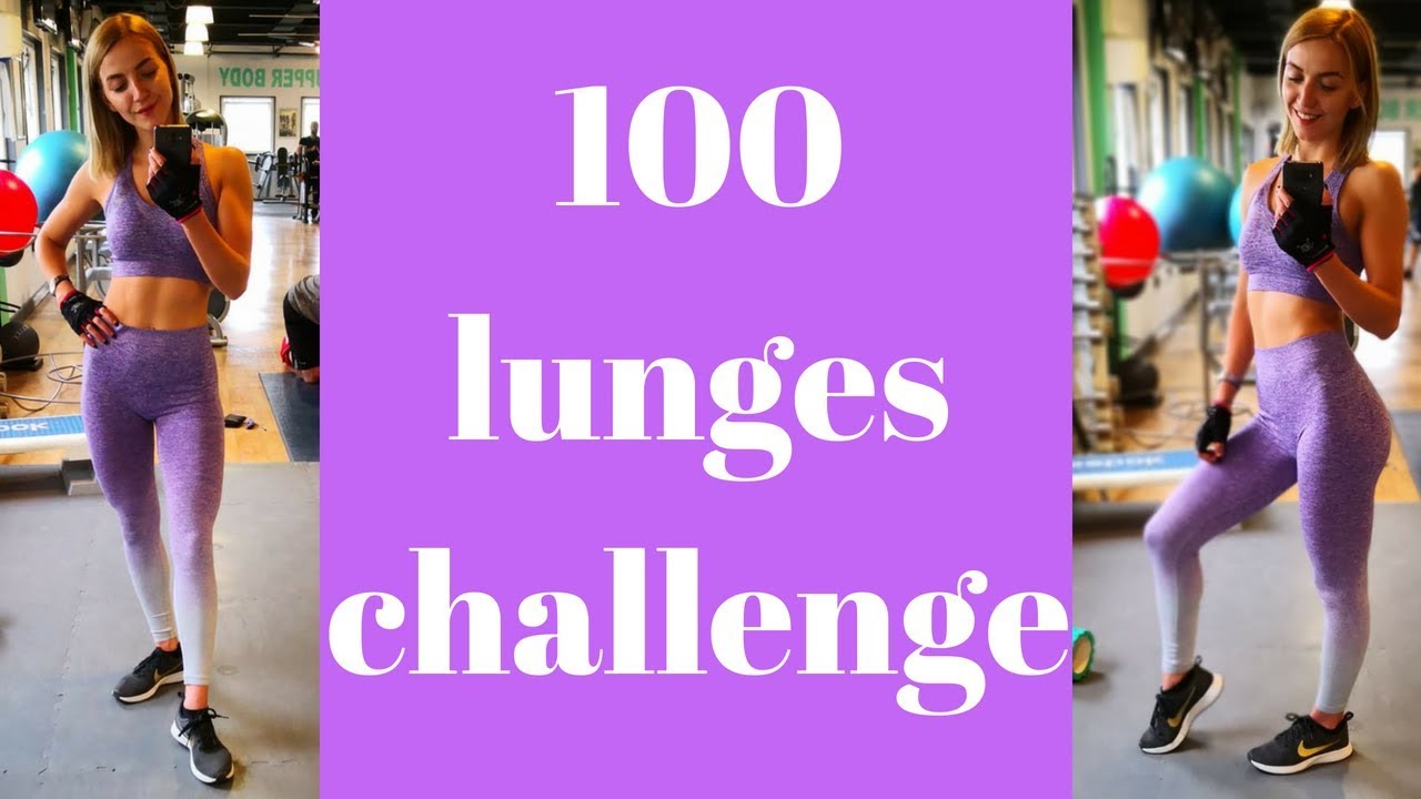 100 Lunges Challenge | Gym Vlog