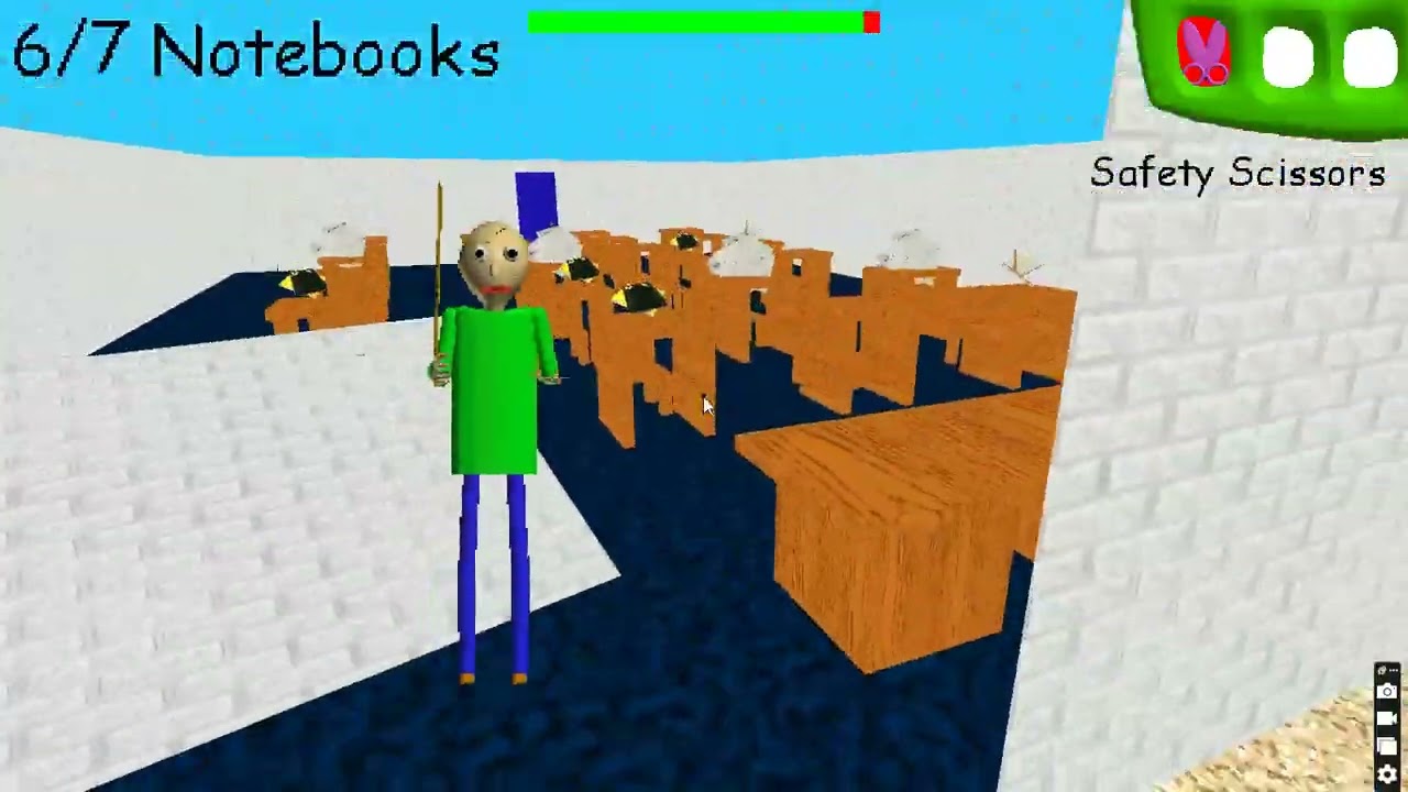 Baldi basics but u can throw things