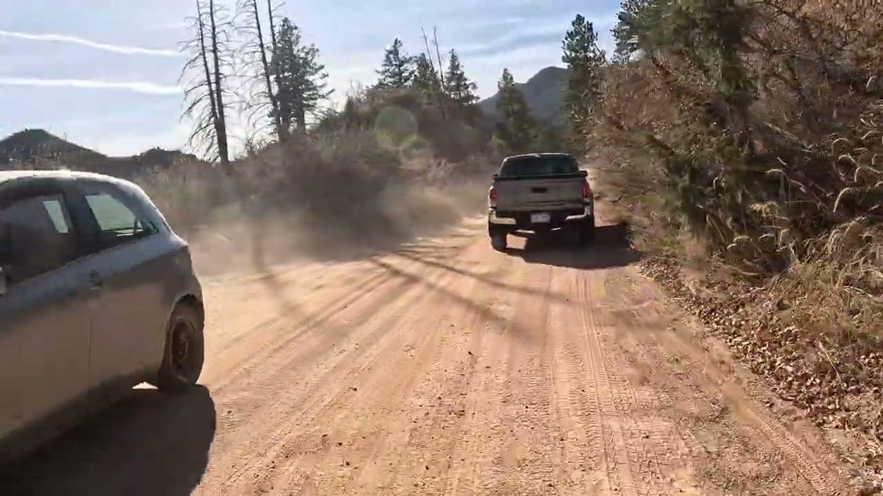 Driving Gold Camp Road in North Cheyenne Cañon, Colorado Springs 