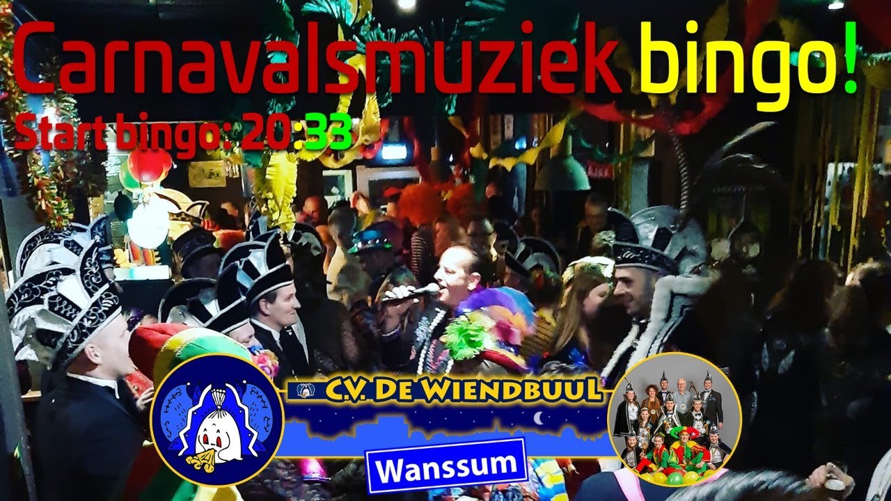 Van Wanssum Café - Carnavalsmuziek bingo!
