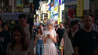 Osaka Night Walk 4K HDR | Dotonbori with Anime Diva [1000nits]　#hdr  #4khdr #1000nits