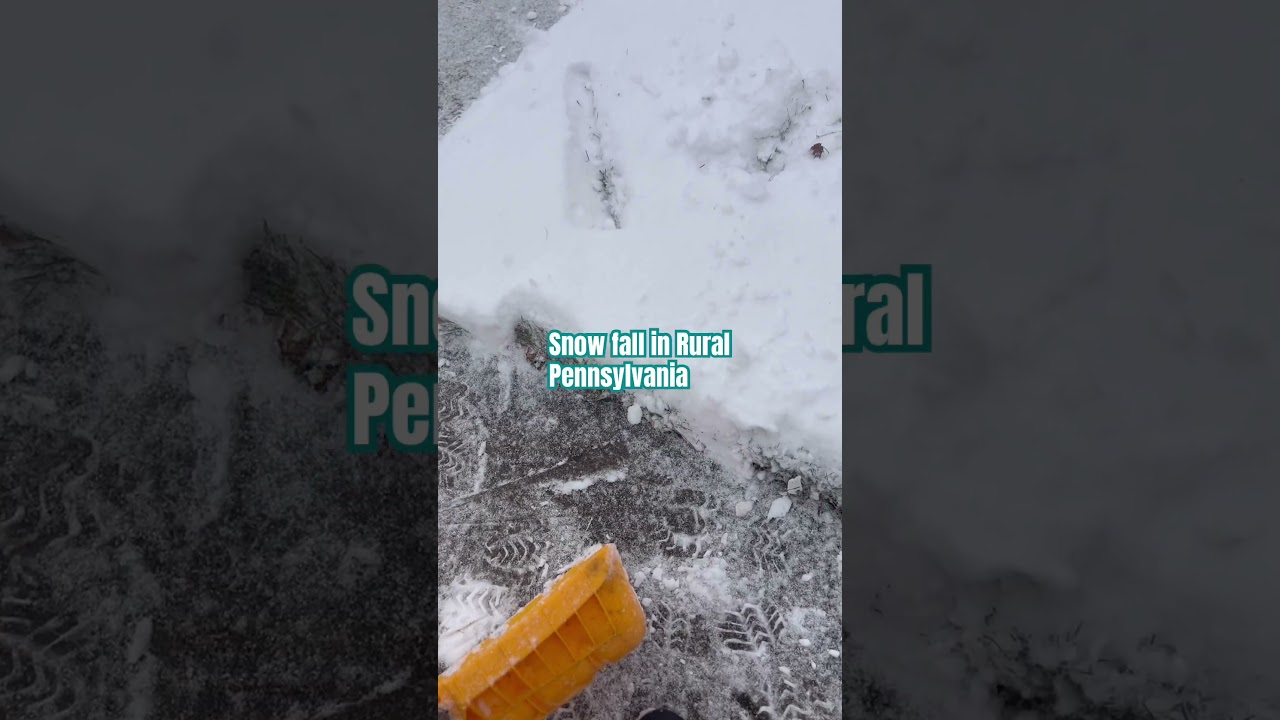 Snowfall in Pennsylvania 