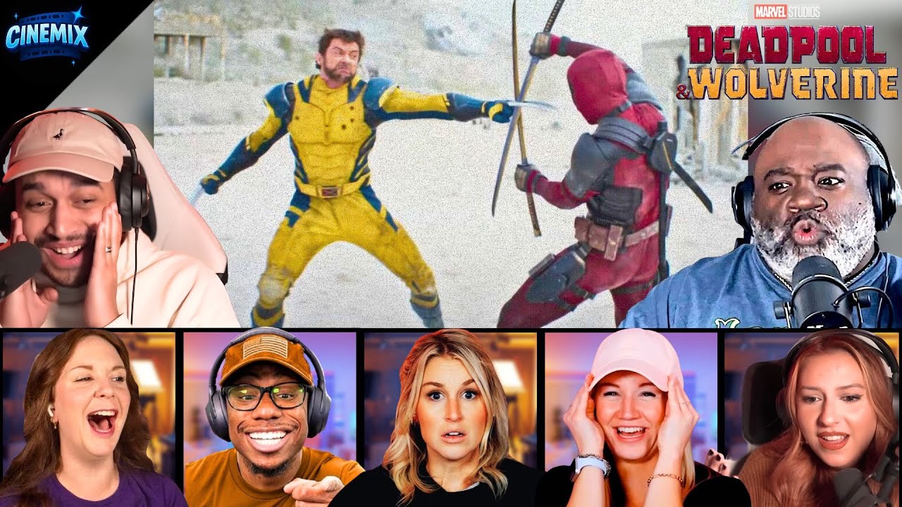 THE BEST "DEADPOOL VS WOLVERINE FIGHT" REACTIONS! *DEADPOOL & WOLVERINE* MOVIE REACTION MASHUP!