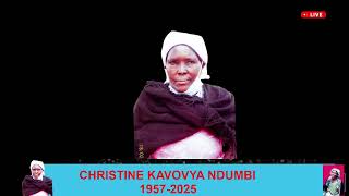 CELEBRATING THE LIFE OF CHRISTINE KAVOVYA NDUMBI