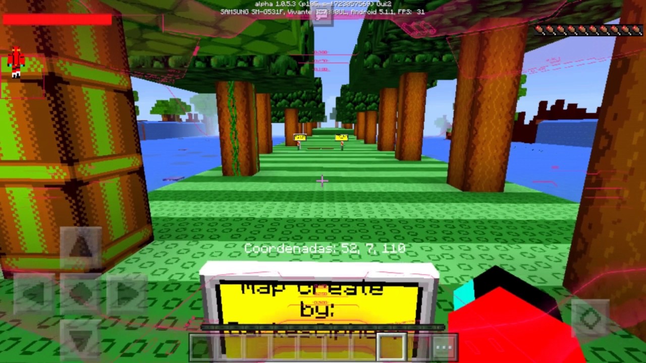 Probando mapa de Sonic.exe con bloques de comando|Minecraft PE 1.0.5 ...