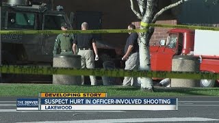 Suspect hurt in Lakewood officer-involved shooting