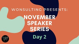 November Speaker Series DAY 2: Stages of an Interview | Wonsulting