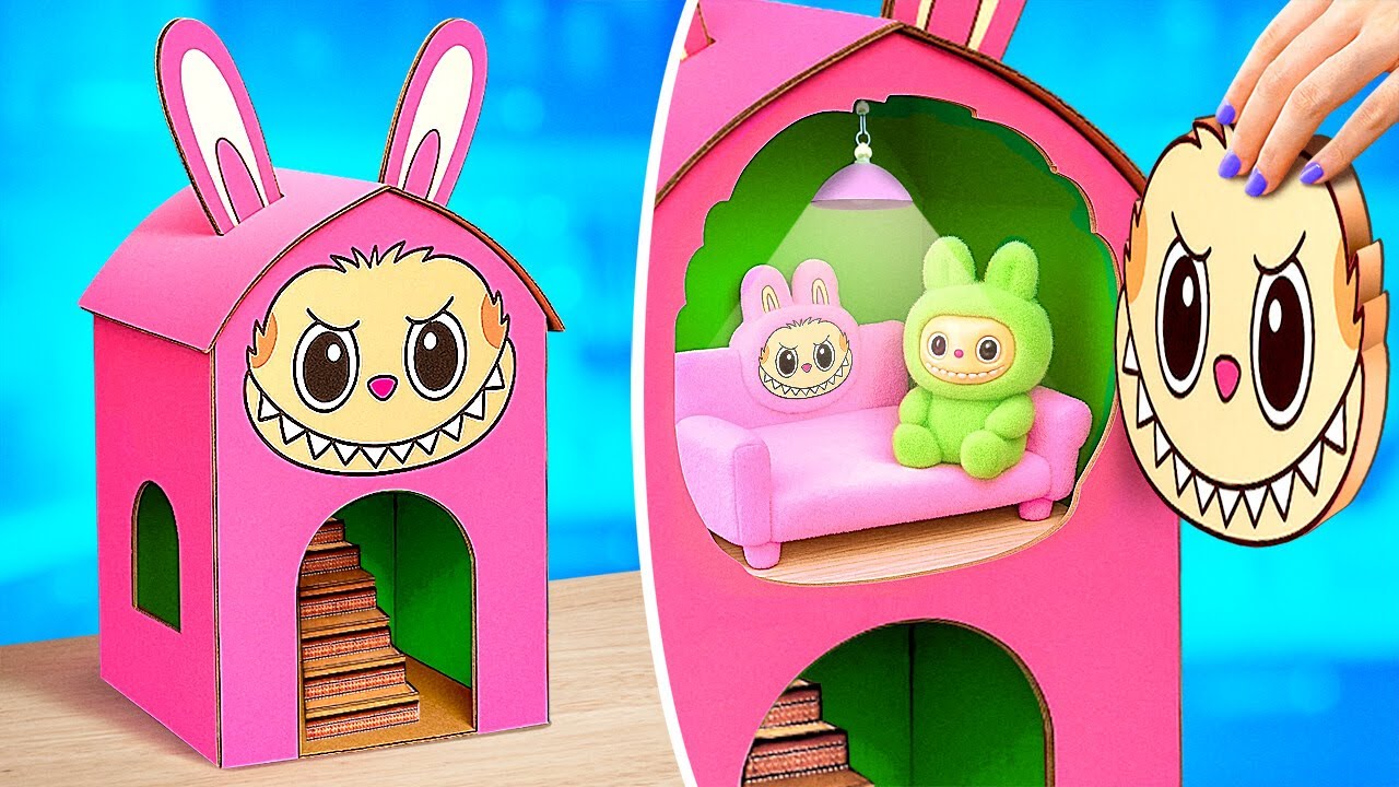 CONSTRUINDO uma CASA DE PAPELÃO GIGANTE! 🏠✂️ DIY INCRÍVEL & Divertido! ✨🔥