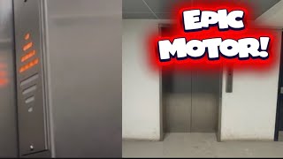 EPIC MOTOR! Awesome Drolet Hydraulic elevator (mb Otis) - Stationnement de l’hôtel de ville QC city