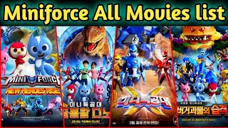 Miniforce all movies list || Miniforce X || Miniforce V || Miniforce Animaltron