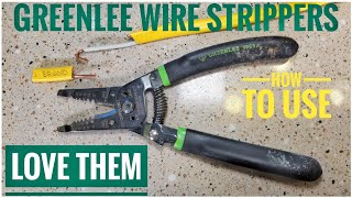 REVIEW Electrician Greenlee Wire Stripper Pro 1955 I LOVE THEM