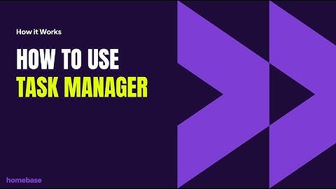 How to Use Task Manager