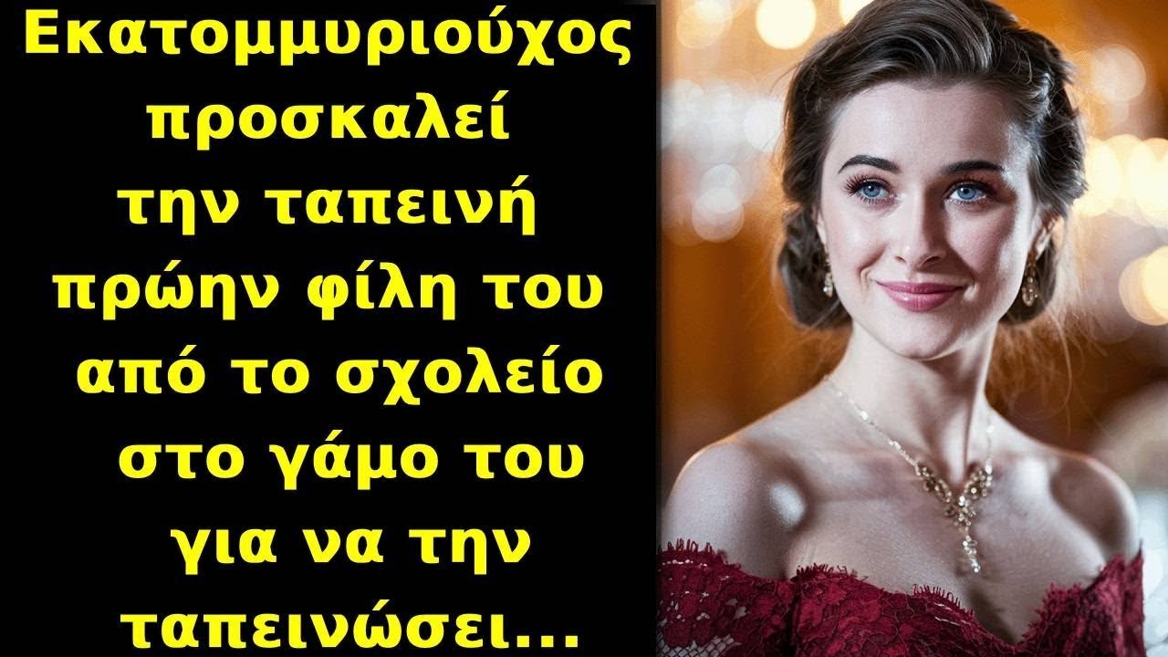 Πλούσιος προσκαλεί την ταπεινή πρώην κοπέλα του από το σχολείο στο γάμο του για να την ταπεινώσει