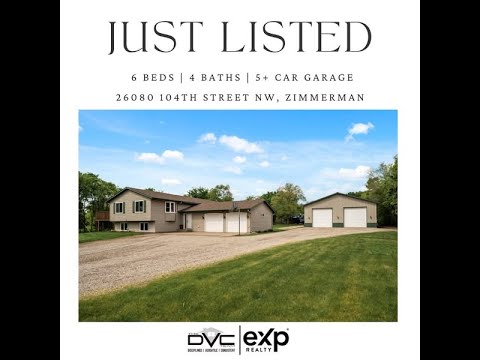 26080 104th Street NW, Zimmerman, MN home video tour