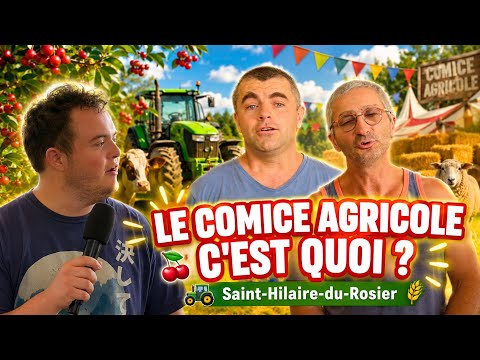 🌾 Comice Agricole 2026 à Saint-Hilaire-du-Rosier : Gérald rencontre les organisateurs ! 🍒