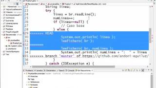Trabajo con GIT desde Eclipse para desarrollo compartido (y 4 - Conflictos)