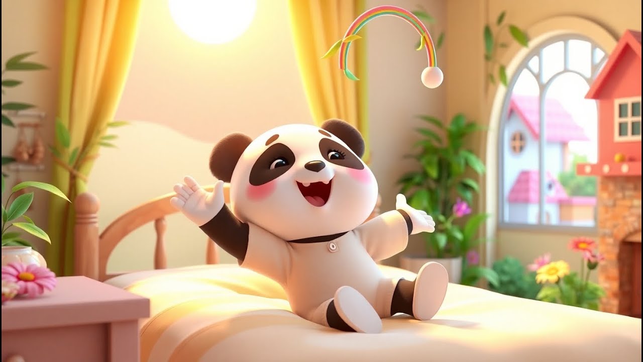 Poppy Panda Plays with Shapes & Colors | Fun Educational Nursery Rhyme for Kids