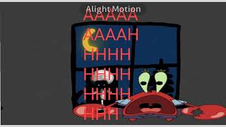 Mr Krabs gets jump scared by squidward !