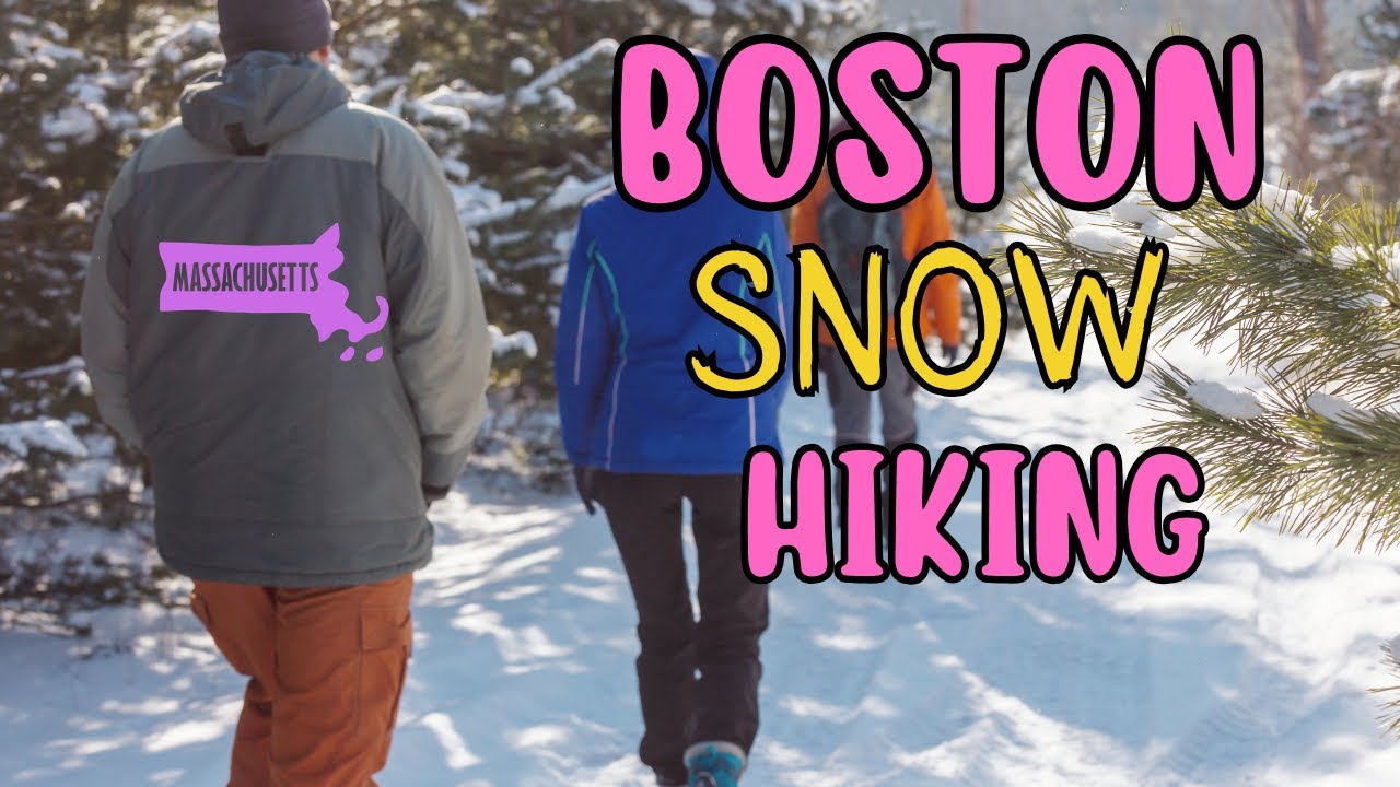 Boston MA Hiking In The Snow 