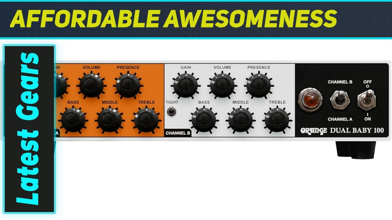 Orange Dual Baby: 100W Portable Powerhouse!