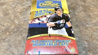 2001 TOPPS GOLD LABEL HOBBY BOX OPENING!  (Throwback Thursday)