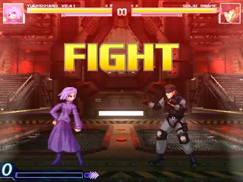 Mugen : Yuuko vs Solid Snake