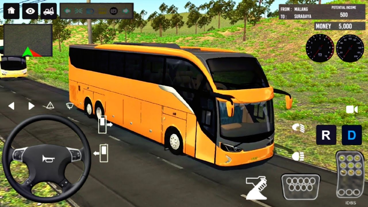 Indo Real Coach Bus Driving In Transport Game - 2025 Indonesia Bus Simulator - Android Gameplay