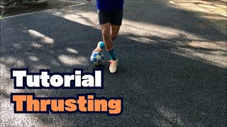 Celebrity Learn "Thrusting" | How to Street Football Skill - Ground Moves Skill - Tutorial Net Worth