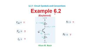 (English)EDC(Mal) || Example 6.2 || Bipolar Junction Transistor Working Explained