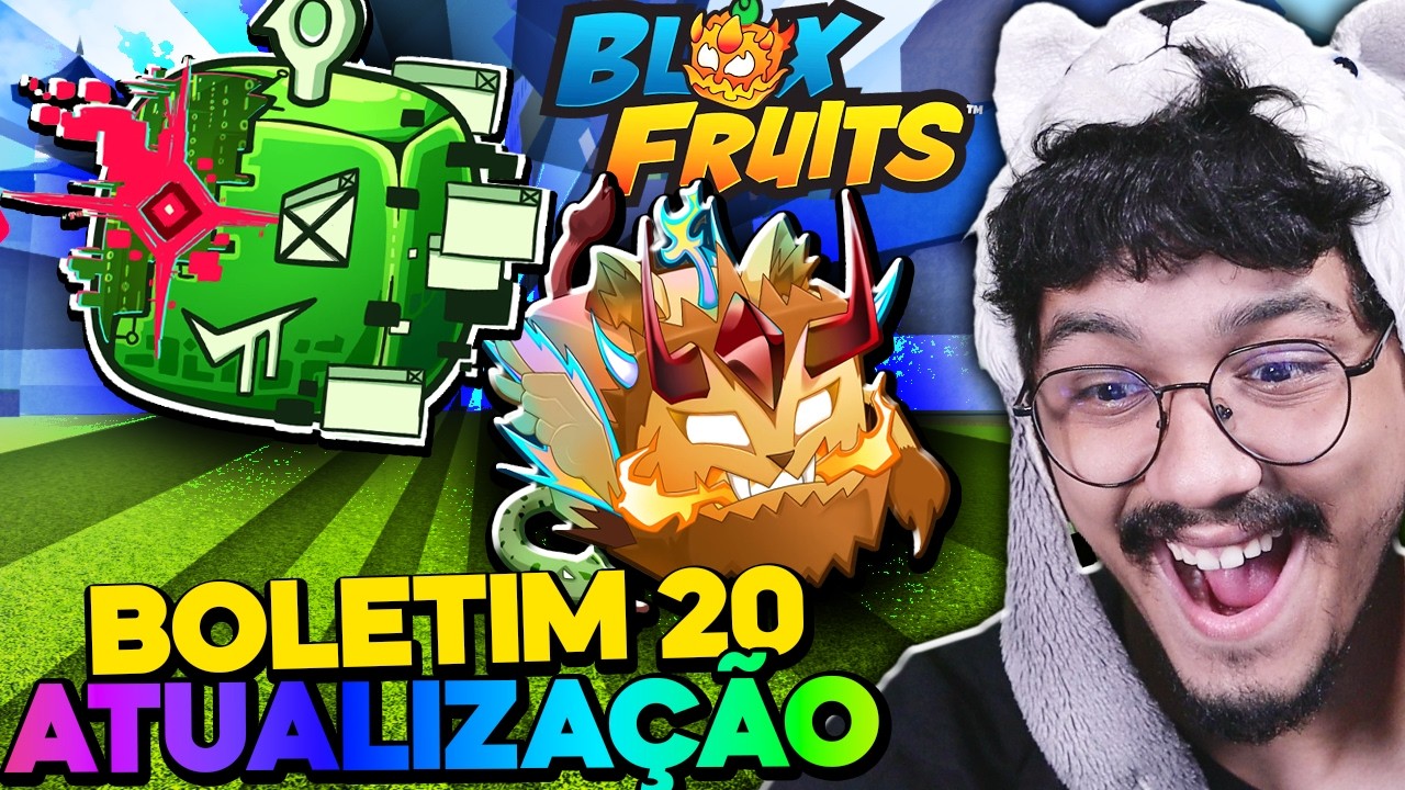 BOLETIM 20 do BLOX FRUITS LANÇOU! NOVAS FRUTAS REVELADAS e MODO DE JOGO