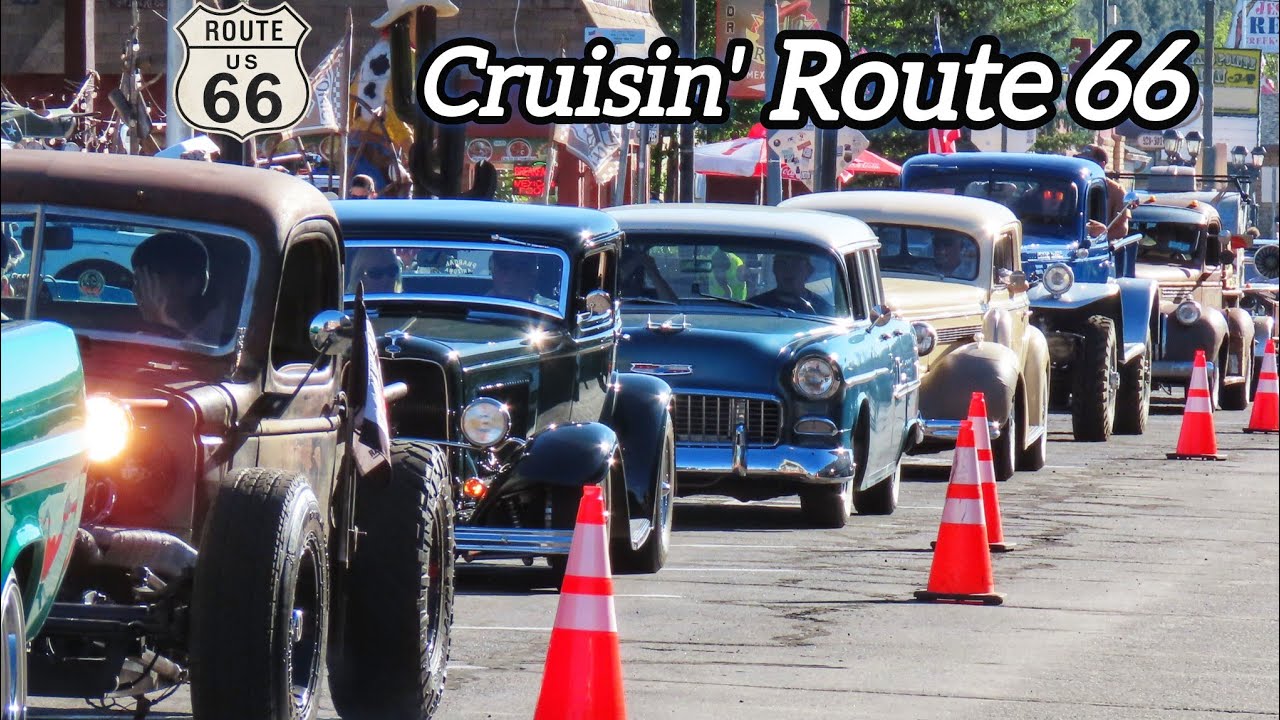 600 Classic Cars Cruise Route 66 in Williams, Arizona | Hot Rods ...