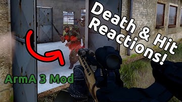 Death and Hit Reactions Mod by WebKnight - ArmA 3 Gameplay