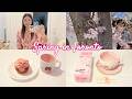 Spring in Toronto 🌸 Cherry blossom skincare, sakura desserts and latte, journaling & cute pink haul