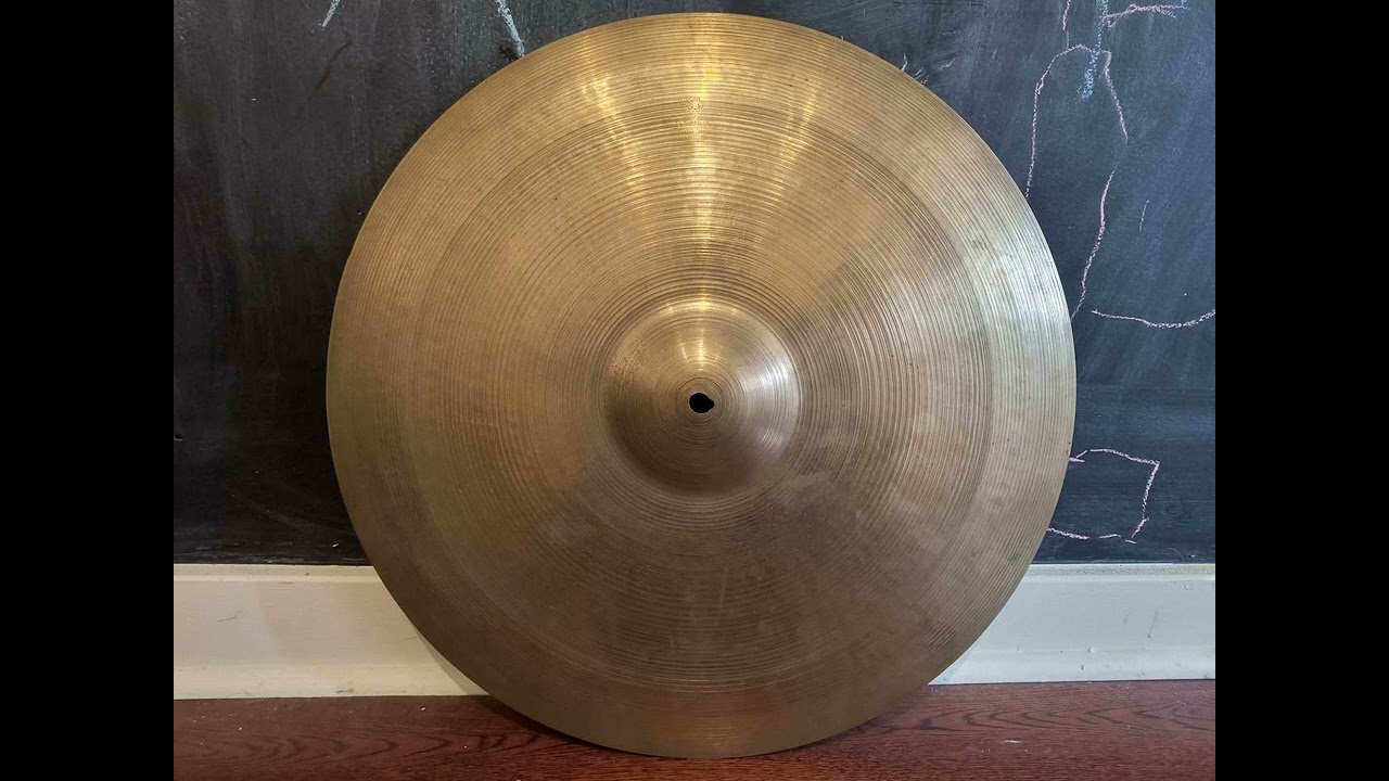 Vintage 1950s A Avedis Zildjian Small Stamp 20" Ride Cymbal 2075g