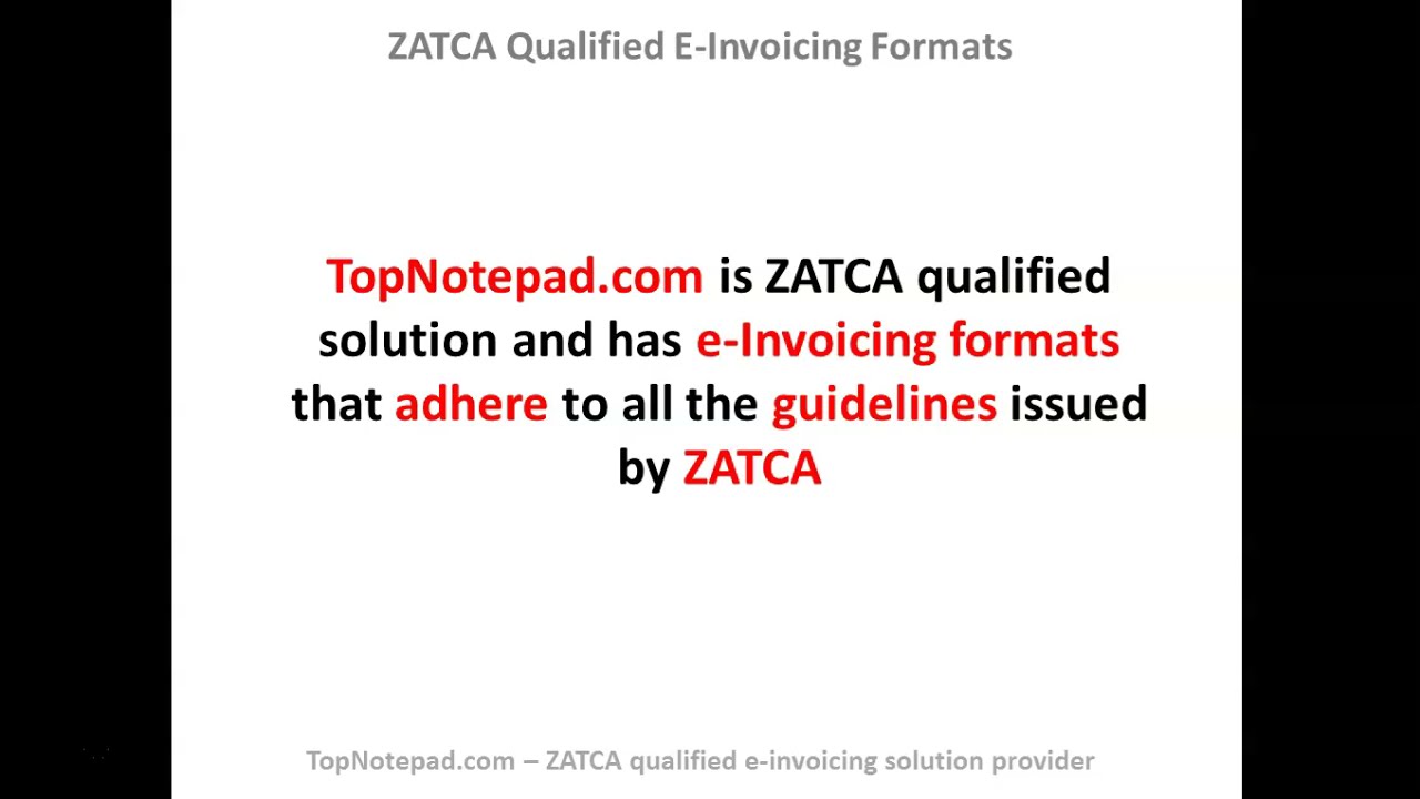 E Invoicing Formats KSA. E invoicing FATOORAH