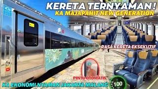 KERETA EKONOMI TERNYAMAN 2024 !! FULLTRIP Naik KA MAJAPAHIT Ekonomi New Generation Jakarta Malang