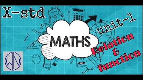 Class - 2 | 10th Maths | UNIT -1 | Relation & Function | Progress check pg.03 - By Nivetha Bharathi