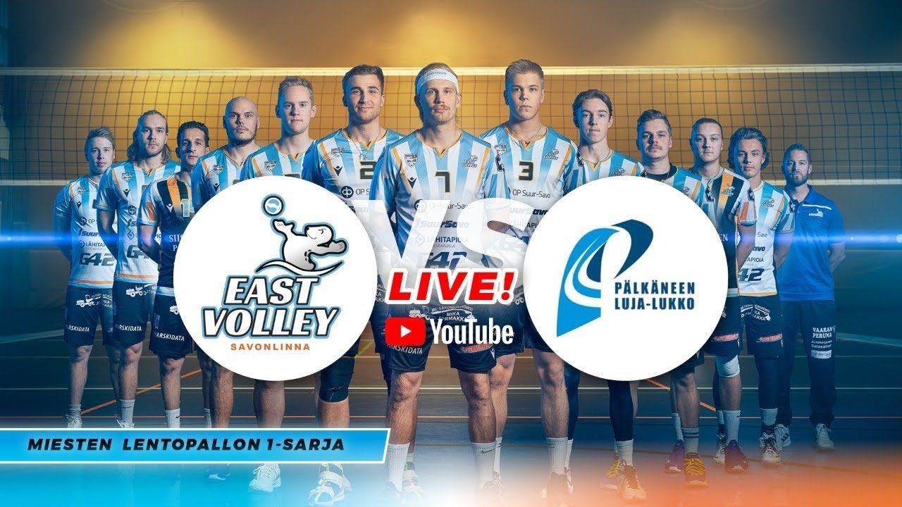 Youtube Live 30.1. klo 15 East Volley vs. PäLu YouTube