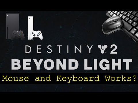 Destiny 2 - Mouse and Keyboard test on Xbox Series X - YouTube