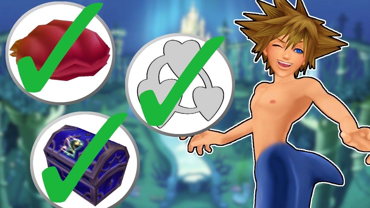 Item Hunt: All Items in Atlantica (Kingdom Hearts Final Mix)