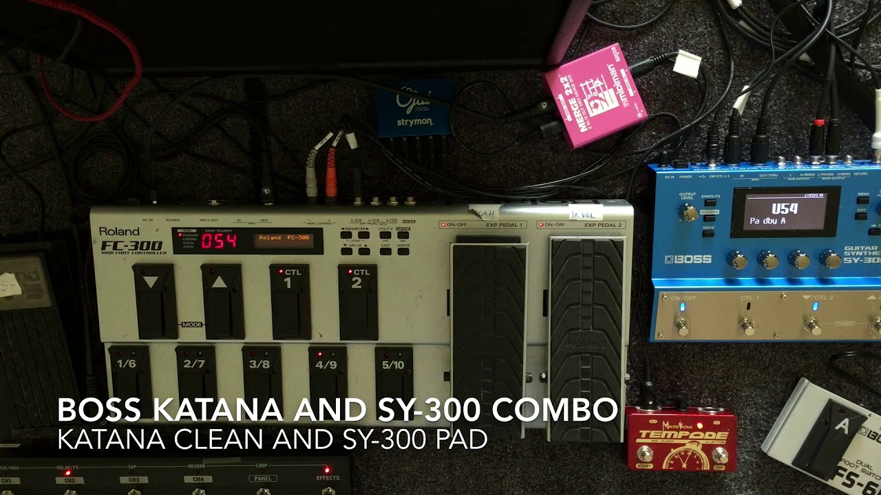 BOSS Katana and SY-300 patch demo - YouTube