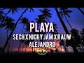 Sech Nicky Jam Rauw Alejandro Playa LetraLyrics mp3