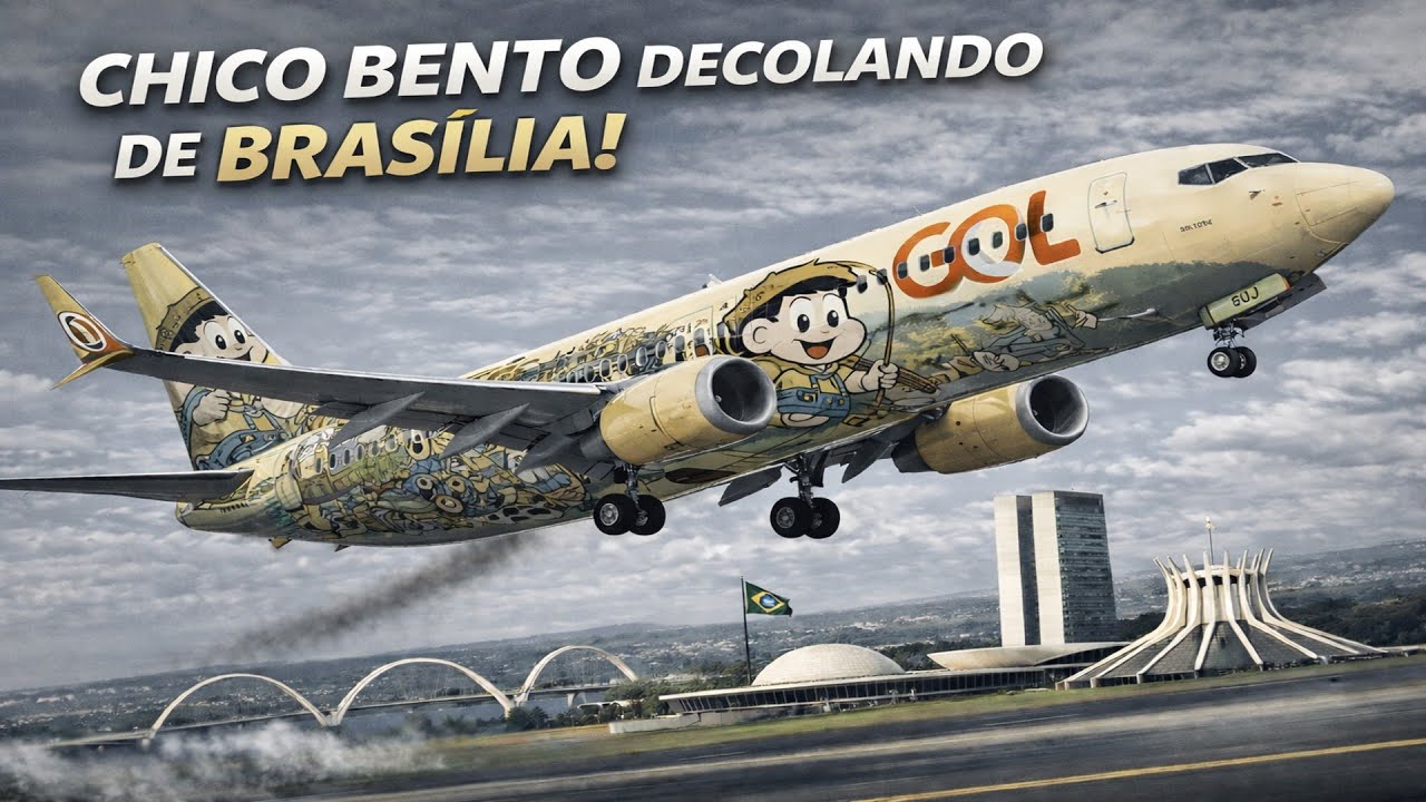 BOEING 737-800 GOL (PMDG) AEROPORTO DE BRASÍLIA