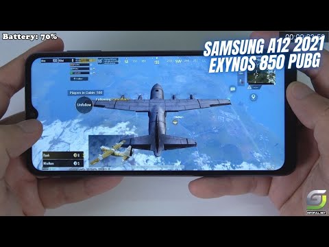 Samsung Galaxy A12 2021 test game PUBG | Exynos 850