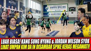 INCREDIBLE🔥KANG SUNG HYUNG & JORDAN WILSON SHOCKED TO SEE MEGAWATI SMASH KIM DA IN'S SET!