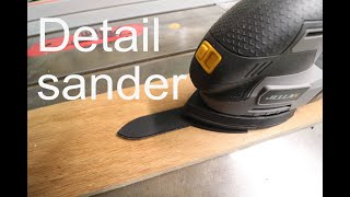 Best detail sander for 2021 by Jellas, reviewed at  Coffee and Tools episode 185