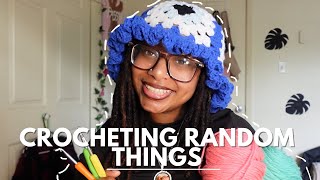 CROCHETING RANDOM ITEMS THROUGHOUT THE WEEK🧶#crochet #vlog #challenge